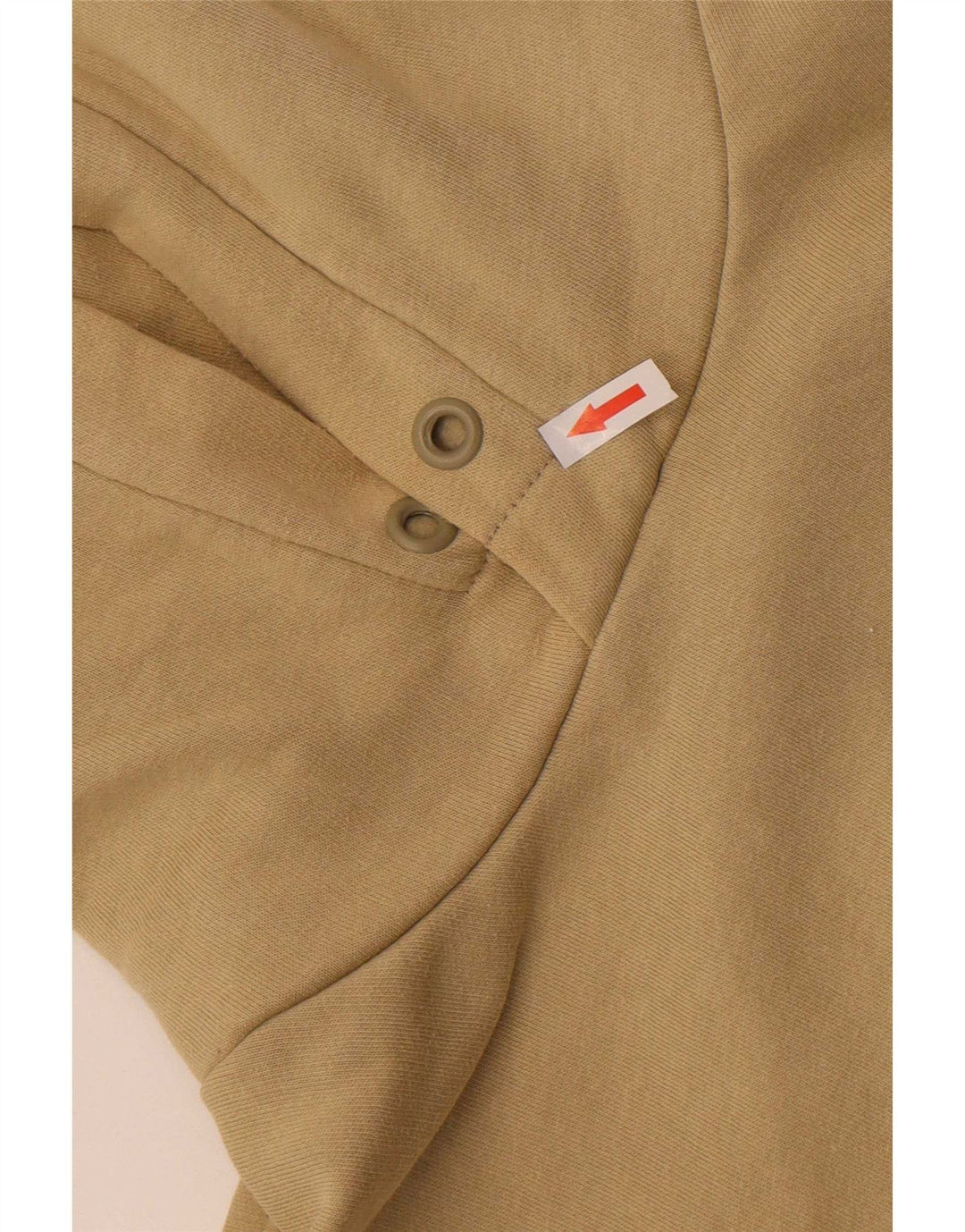 Męski sweter z kapturem Zara, mały, beżowy, bawełniany