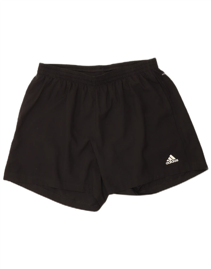 Męskie spodenki sportowe Adidas Aeroready Graphic, średni czarny poliester