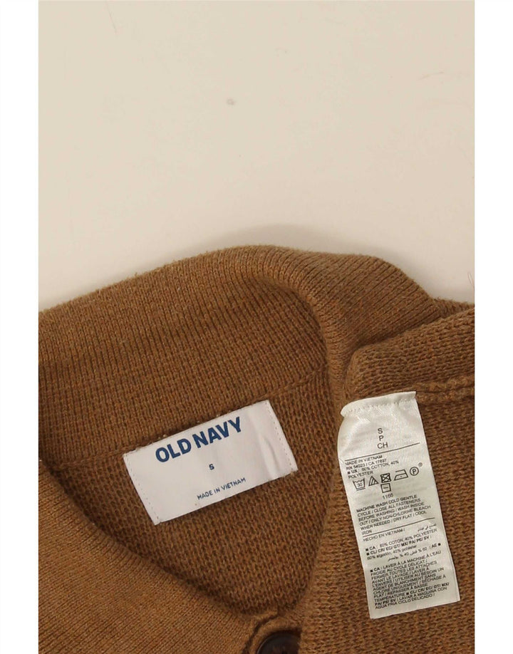 Sweter rozpinany męski Old Navy, mały, brązowy, bawełniany