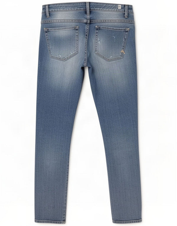 Cycle Womens Skinny Jeans W30 L29 Blue Cotton