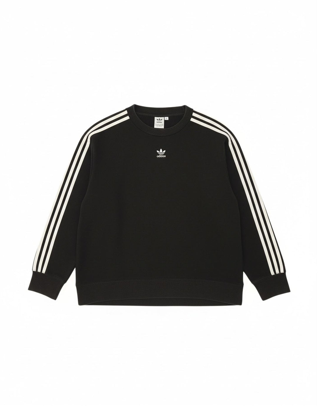 ADIDAS Womens Sweatshirt Jumper UK 16 Large Black Cotton