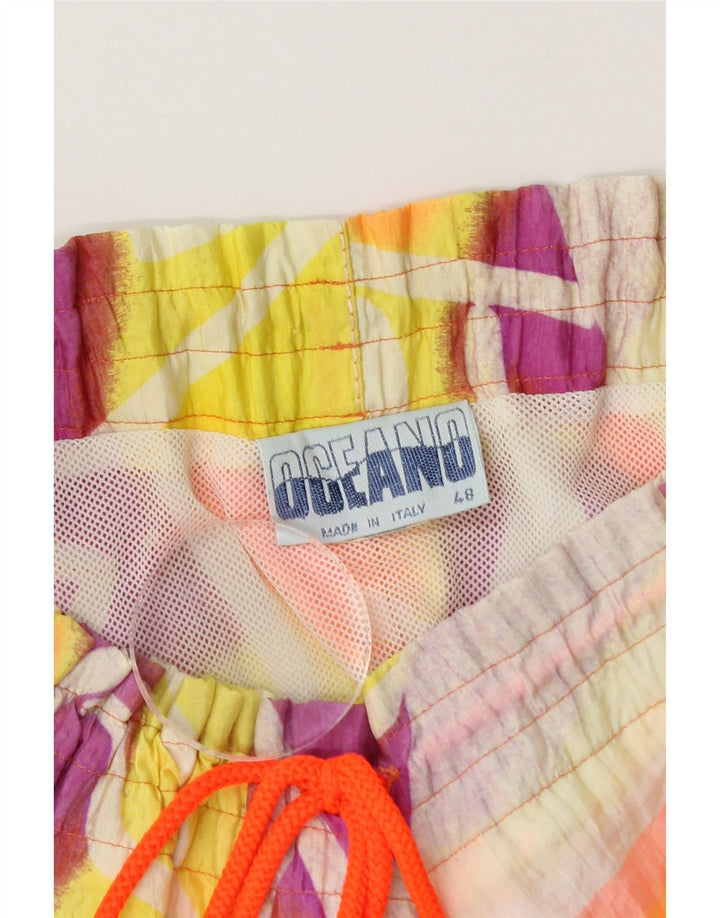 Męskie spodenki kąpielowe Oceano IT 48 Średni wielobarwny geometryczny poliamid