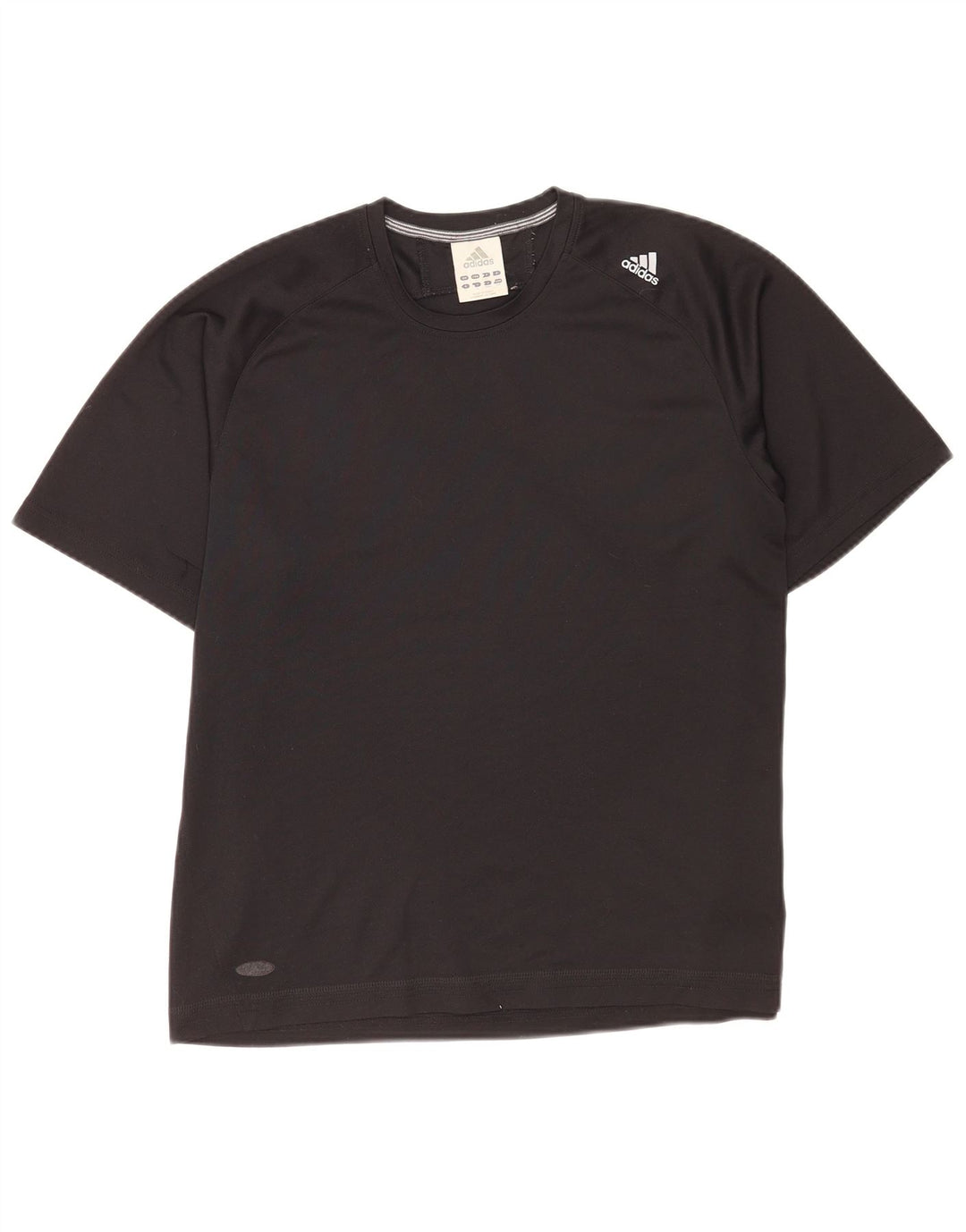 Adidas Męski T-shirt Top Duży Czarny Poliester