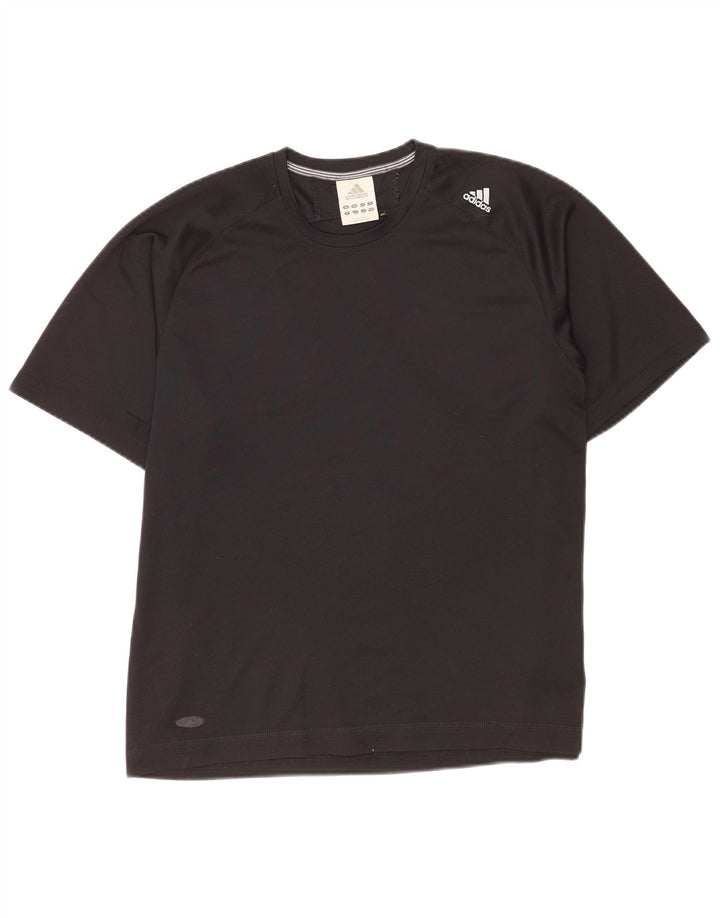 Adidas Męski T-shirt Top Duży Czarny Poliester