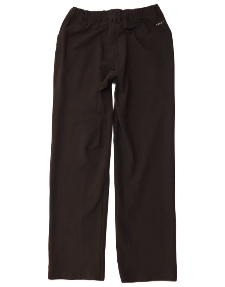 Męskie spodnie codzienne NIKE Dri Fit, proste, małe W27 L31, szary poliester