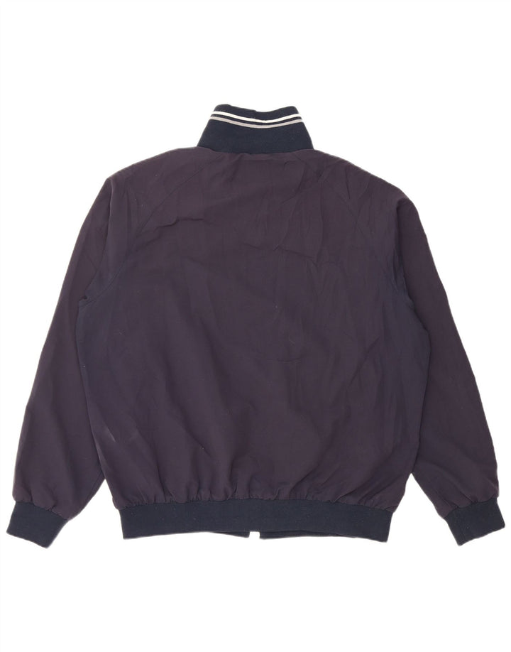 Męska kurtka dresowa CHAMPION XL granatowa, poliester z blokami kolorów