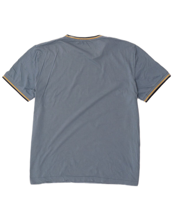 T-shirt męski Fred Perry Top XL, bawełniany w niebieskie paski