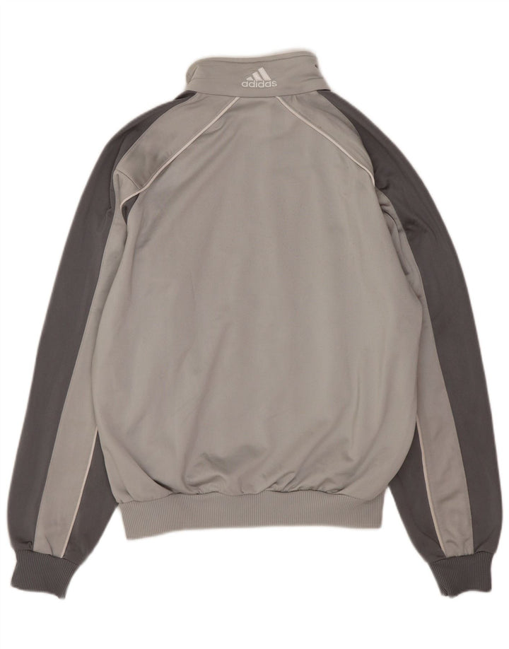 Adidas Chłopięce 11-12 Lat Szary Poliester z blokami kolorów