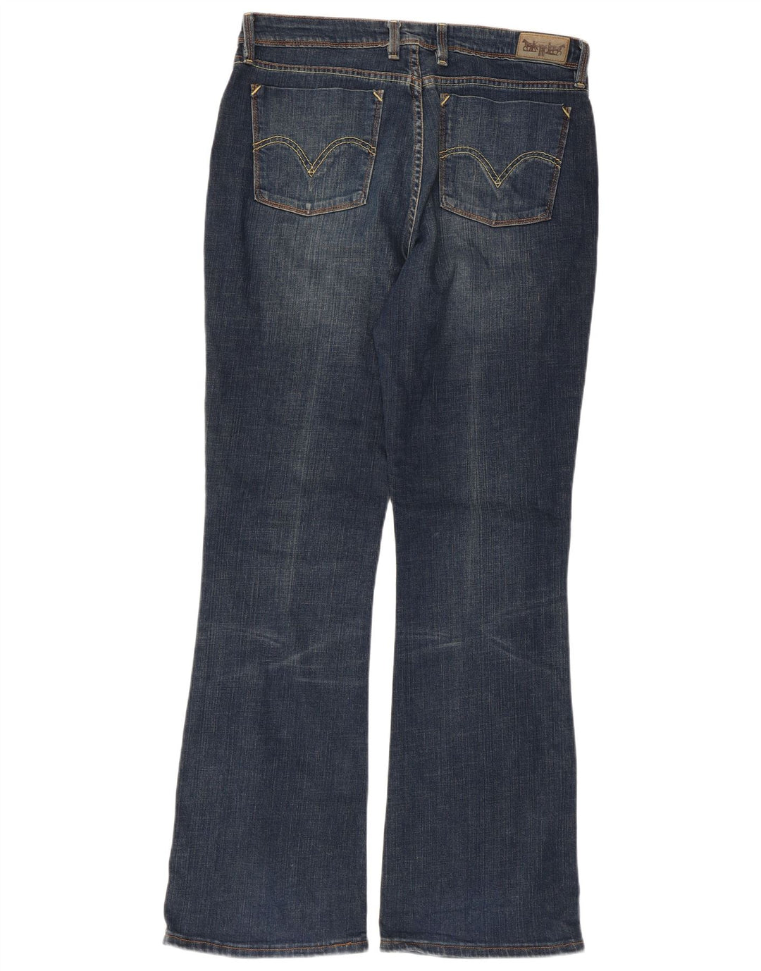 Damskie jeansy Levi's 629 Bootcut W34 L32 Niebieska bawełna