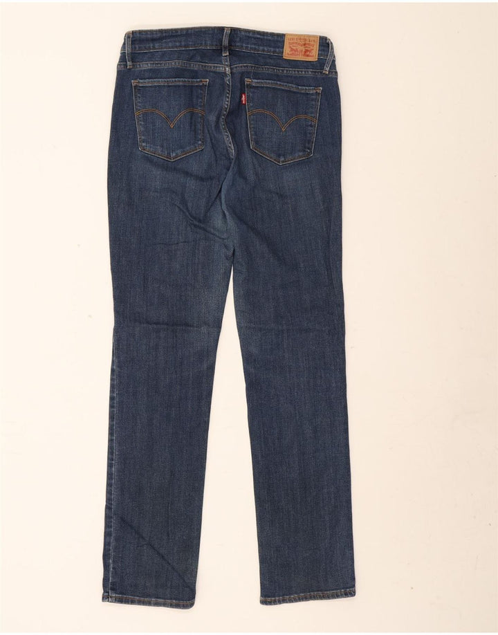 Damskie jeansy Levi's 714 Straight W31 L32 Niebieskie bawełniane