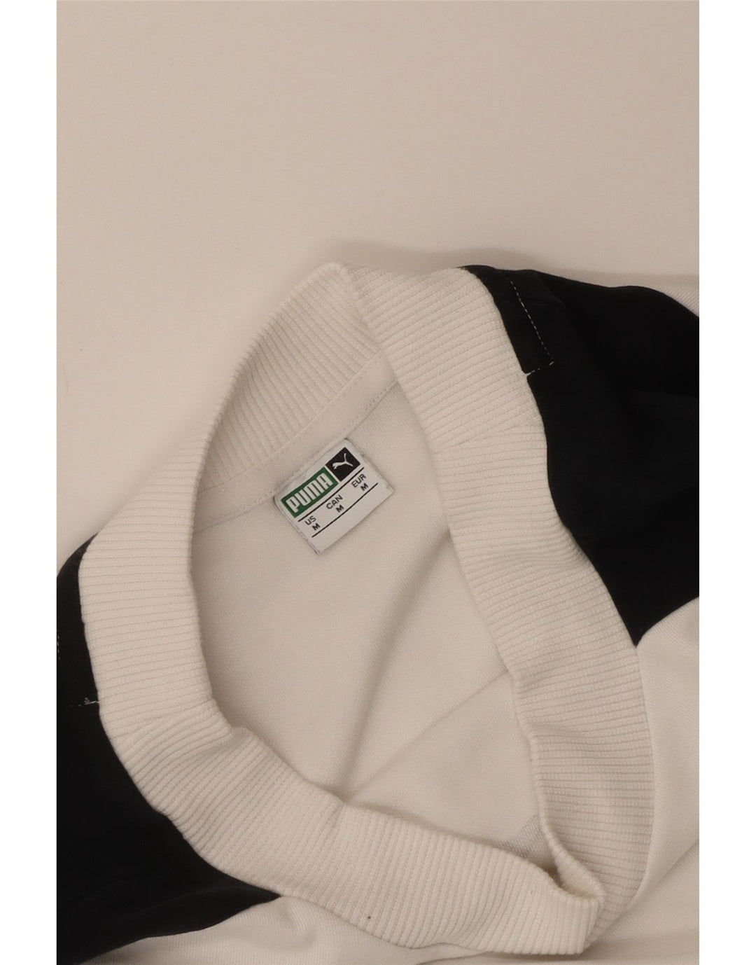 Damska bluza Puma Crop Graphic Jumper UK 14 Średni biały blok kolorów