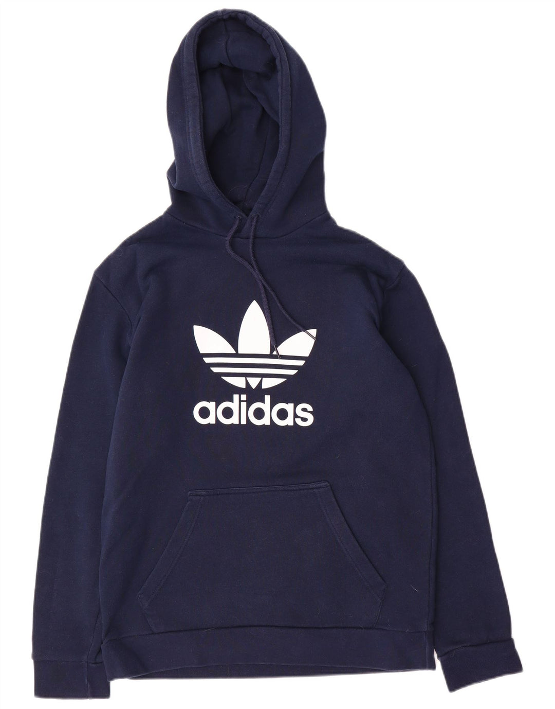 Męska bluza z kapturem Adidas Graphic, średnia, granatowa, bawełniana