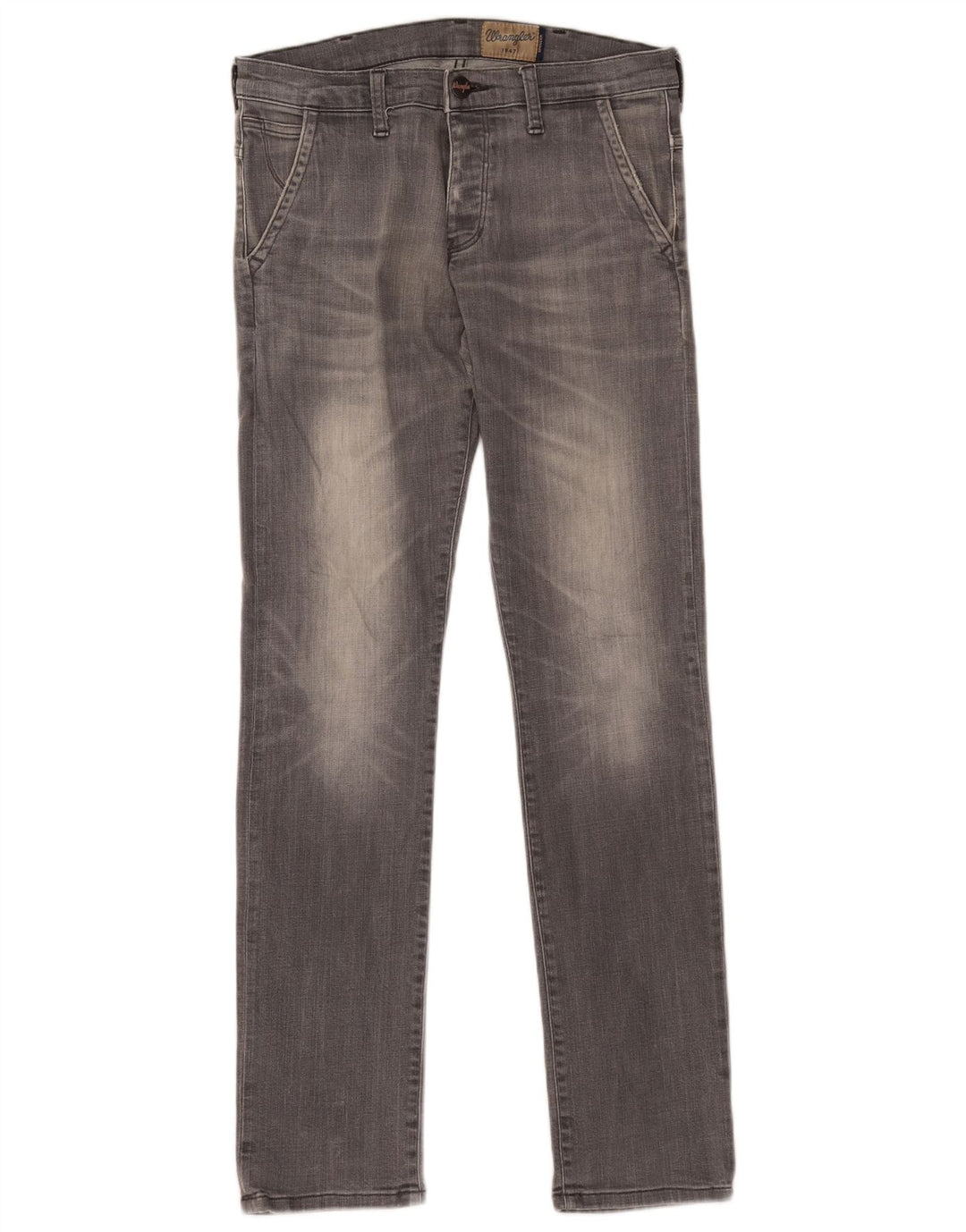Wrangler Męskie Spencer Slim Jeans W30 L34 Szara bawełna