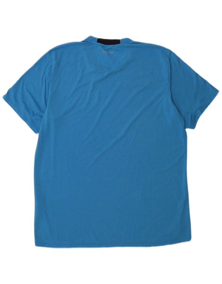 Adidas Męska koszulka Top XL Niebieski poliester