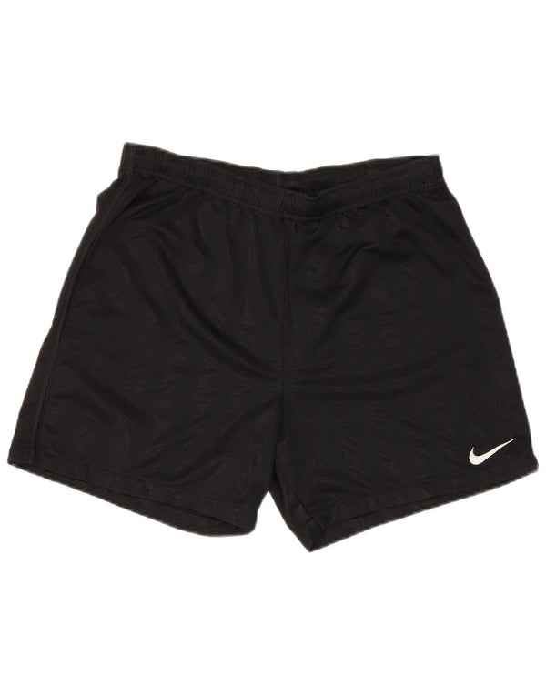 Męskie spodenki sportowe Nike, poliester w średnie czarne prążki