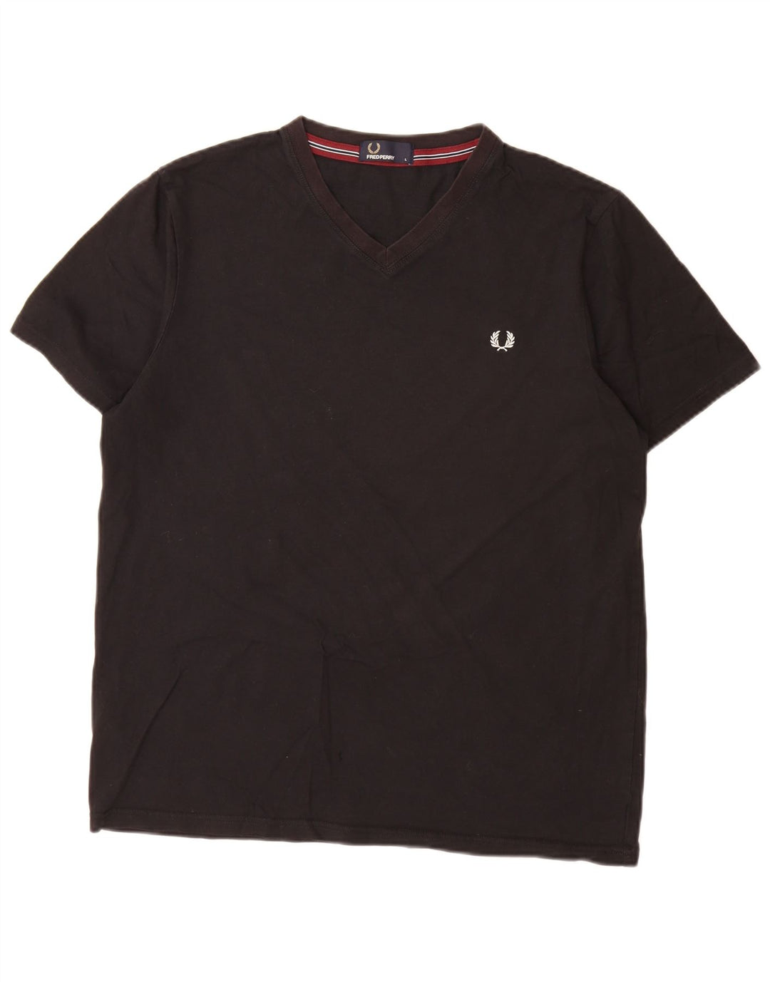 T-shirt męski Fred Perry, duży, czarny, bawełniany