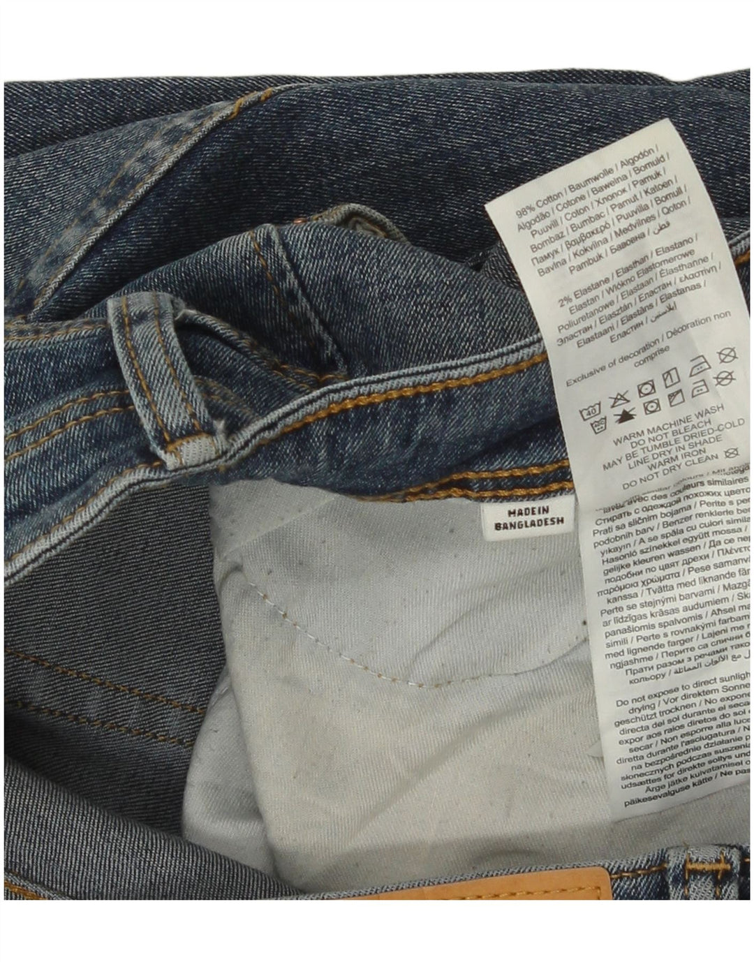 Męskie jeansy Jack & Jones GLENN Slim W34 L30 Niebieska bawełna