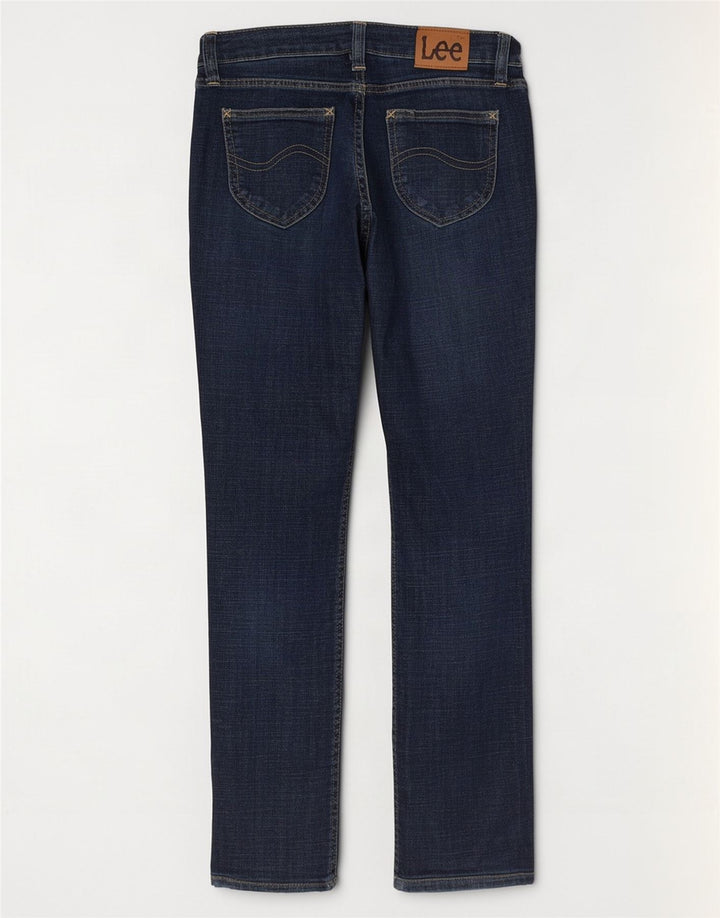 Damskie jeansy Lee Norma Slim Straight W29 L28 Granatowe, bawełniane