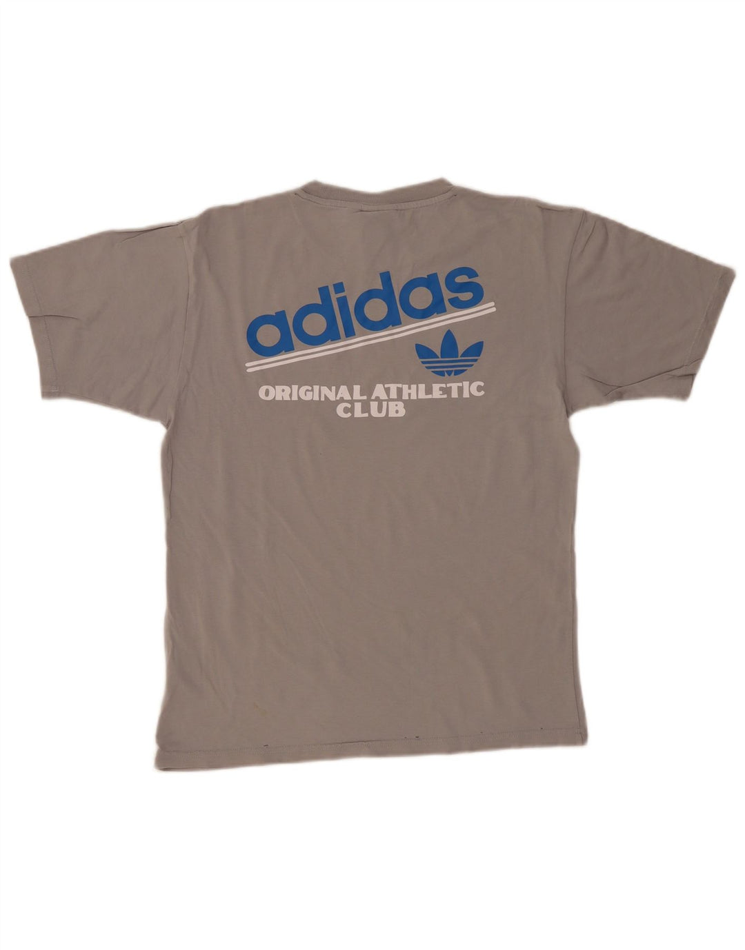 Męska koszulka z grafiką Adidas, mała, szara
