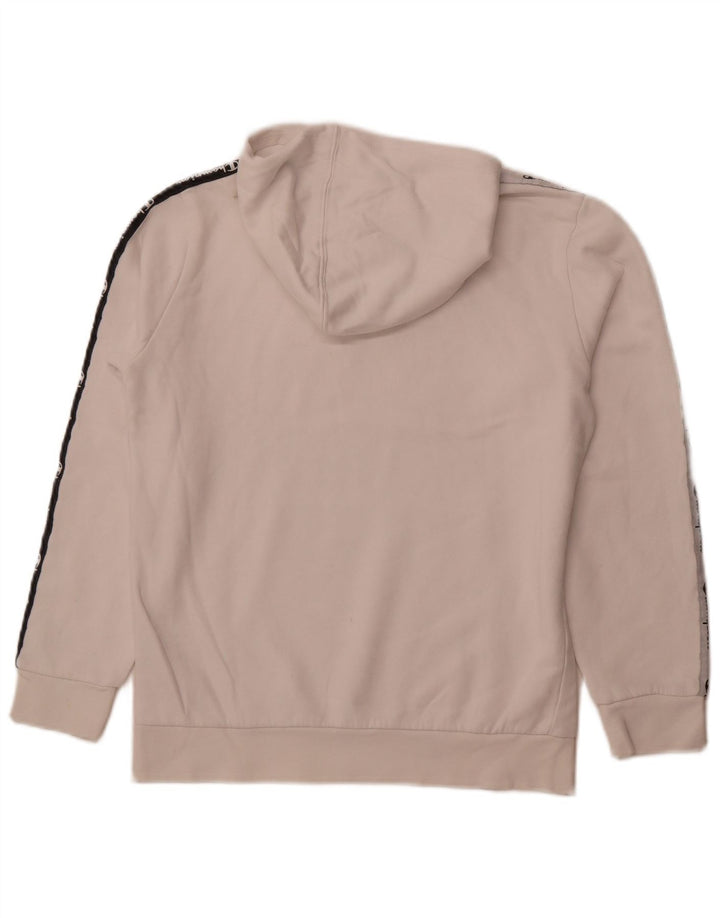 Chłopięcy sweter z kapturem CHAMPION z grafiką 13-14 lat XL, biały, blok kolorów