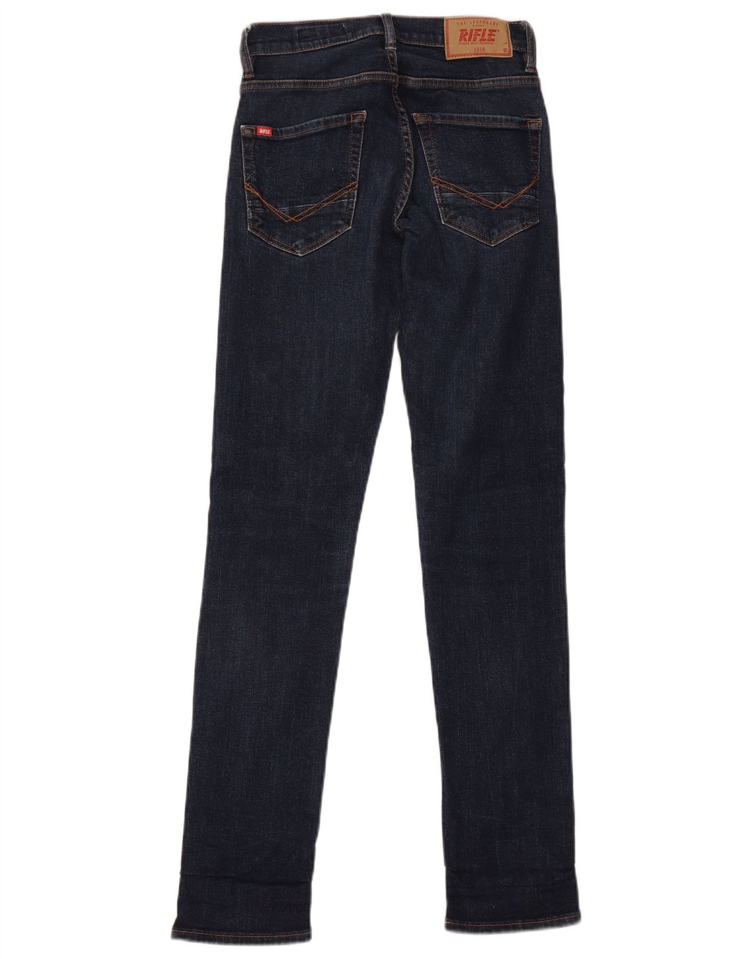 Damskie jeansy Rifle Slim W28 L32 Granatowe, bawełniane
