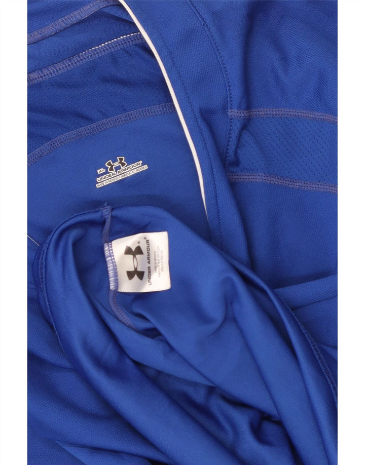 Męska koszulka baseballowa UNDER ARMOUR XL, niebieska, poliester