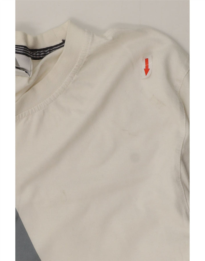 Męska koszulka z grafiką ADIDAS, duża, biała, bawełniana