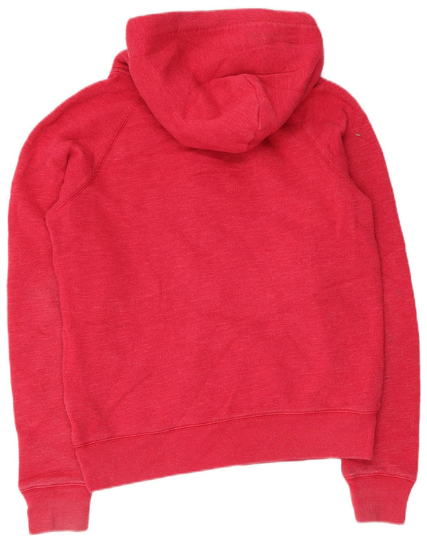 Sweter damski Jack Wills z grafiką i zamkiem błyskawicznym, UK 12, średni, różowy, bawełniany