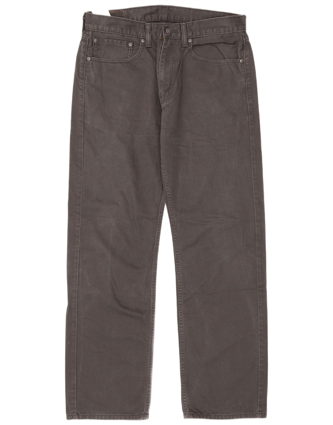 Męskie dżinsy Levi's 505 Straight W34 L32 Szara bawełna