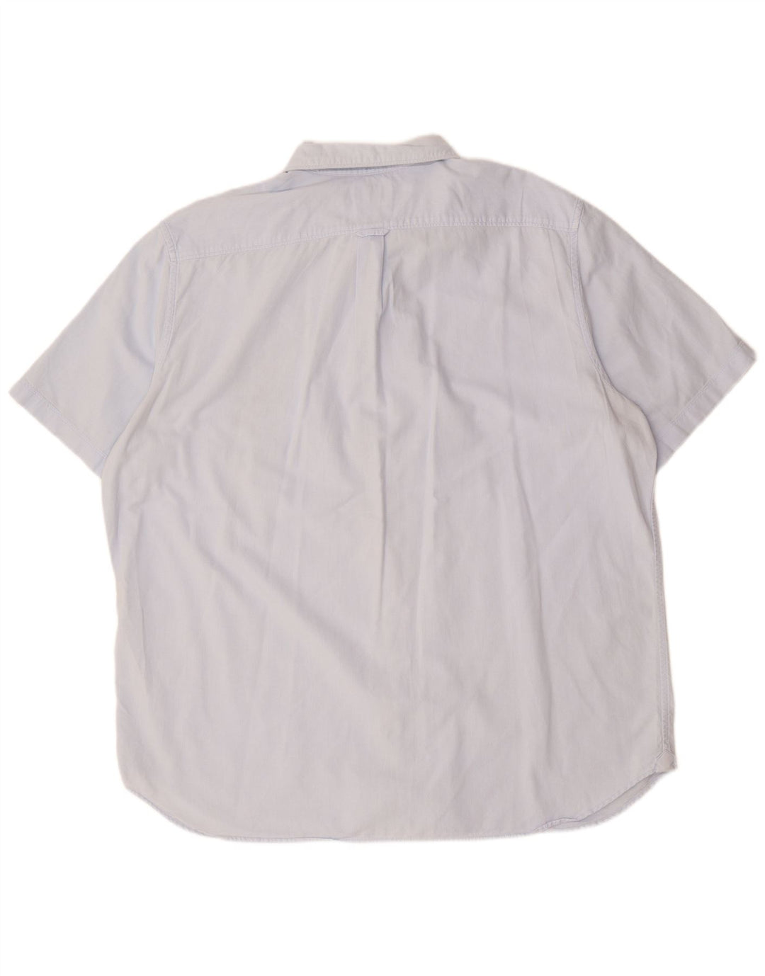 TIMBERLAND Męska koszula z krótkim rękawem o regularnym kroju, 3XL, niebieska, bawełniana