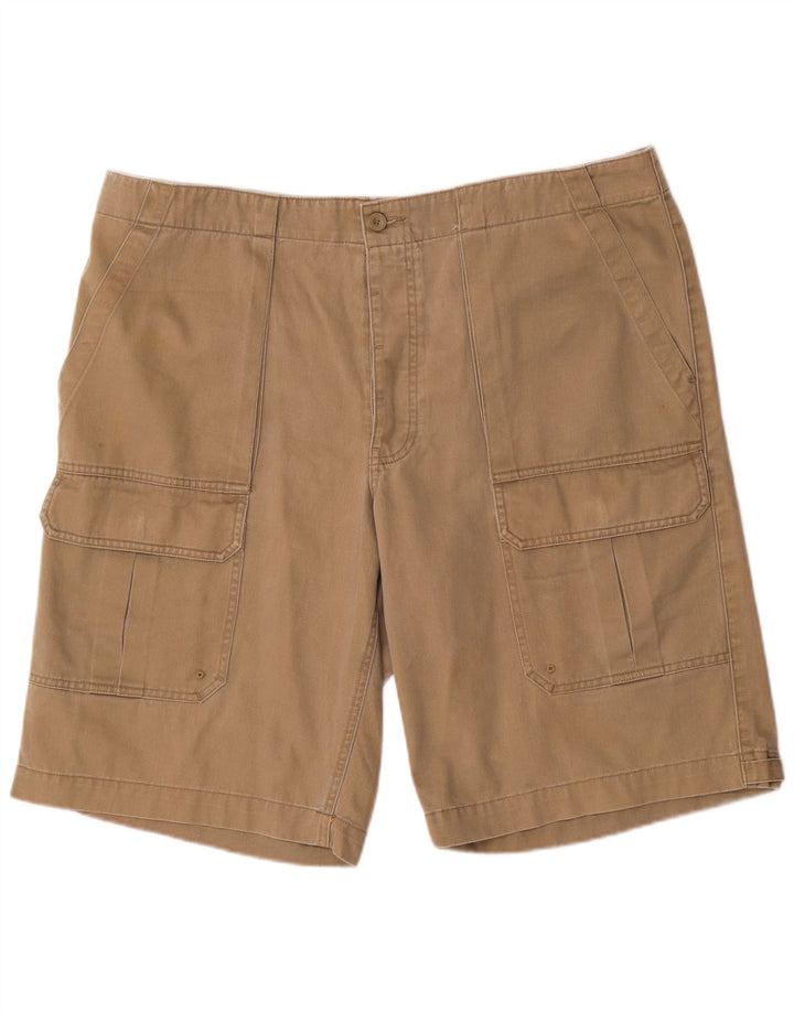 Męskie spodenki cargo Marks & Spencer XL W40, beżowe, bawełniane