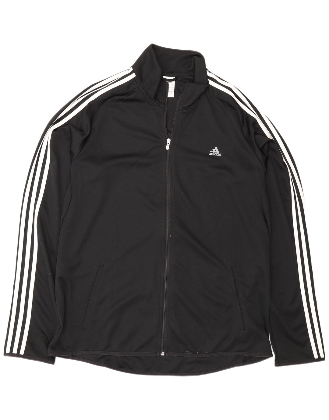 Adidas Męska kurtka dresowa Climalite Top 2XL Czarny poliester
