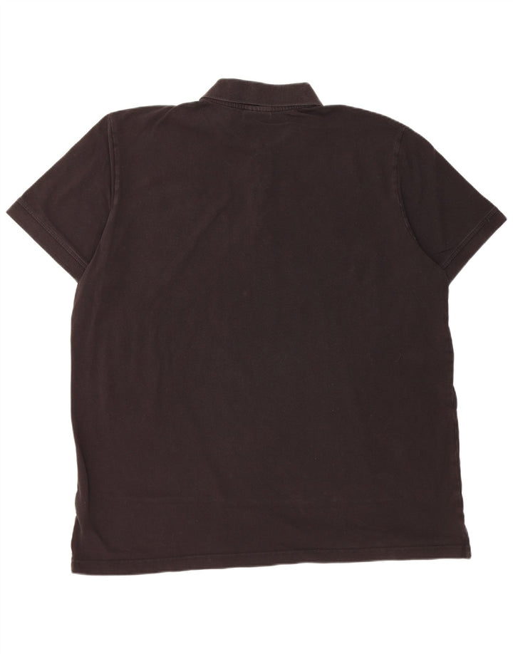 Męska koszulka polo Kappa 3XL, czarna, bawełniana
