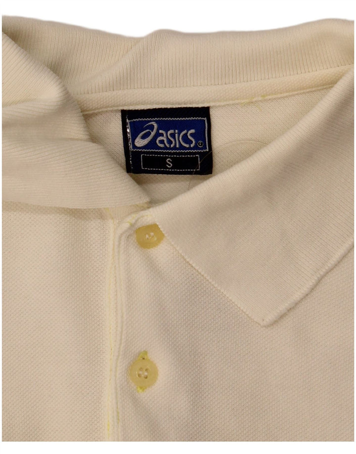 Męska koszulka polo Asics, mała, beżowa