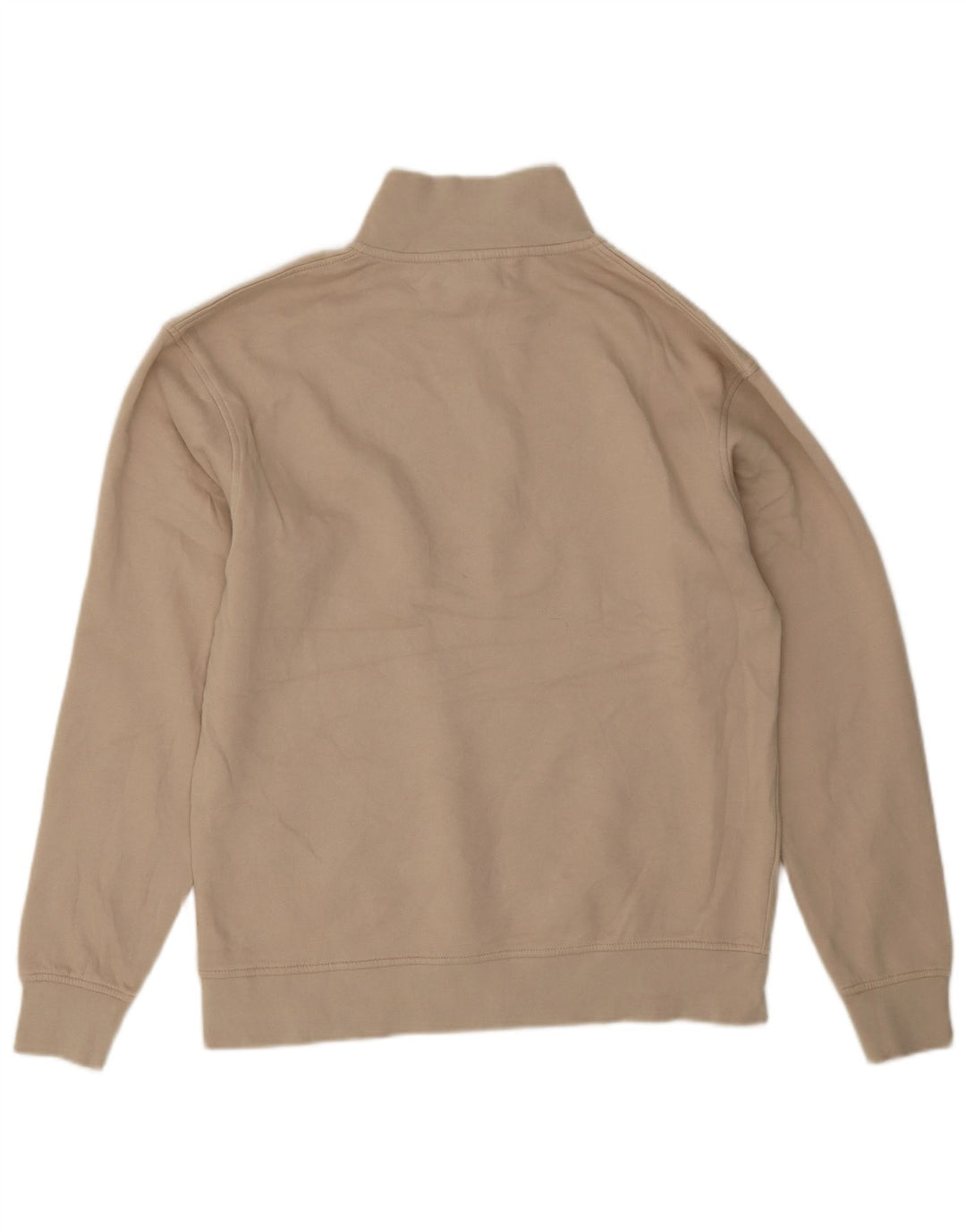 Męski sweter Jack & Jones z grafiką i zamkiem błyskawicznym, średnio beżowy, bawełniany