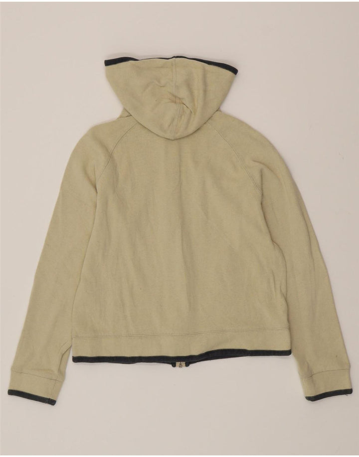 SERGIO TACCHINI Damski sweter z kapturem i zamkiem błyskawicznym IT 44 Średni beżowy bawełniany
