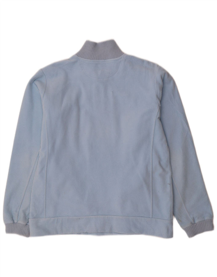 Damski sweter polarowy Champion z zamkiem błyskawicznym UK 16, duży niebieski poliester