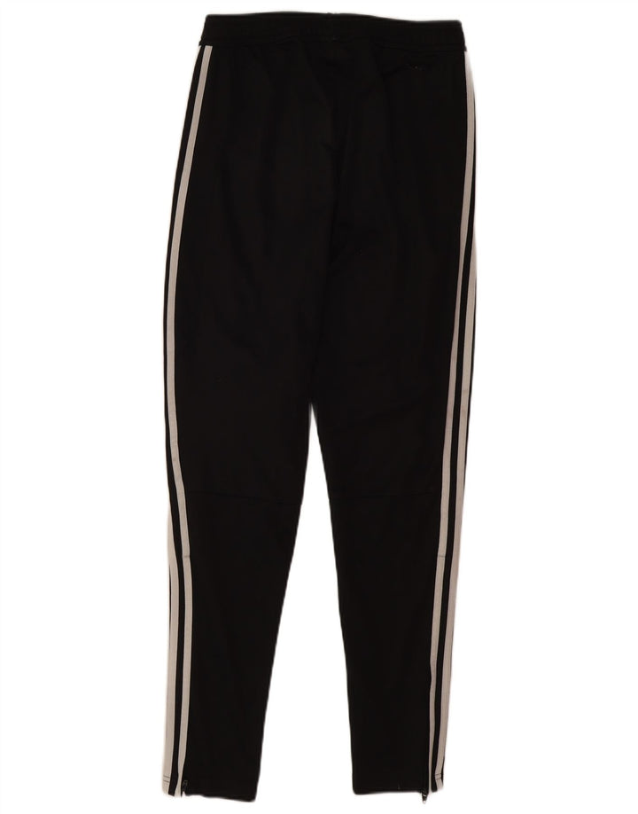 Damskie spodnie dresowe Adidas UK 8, małe, czarne, poliestrowe