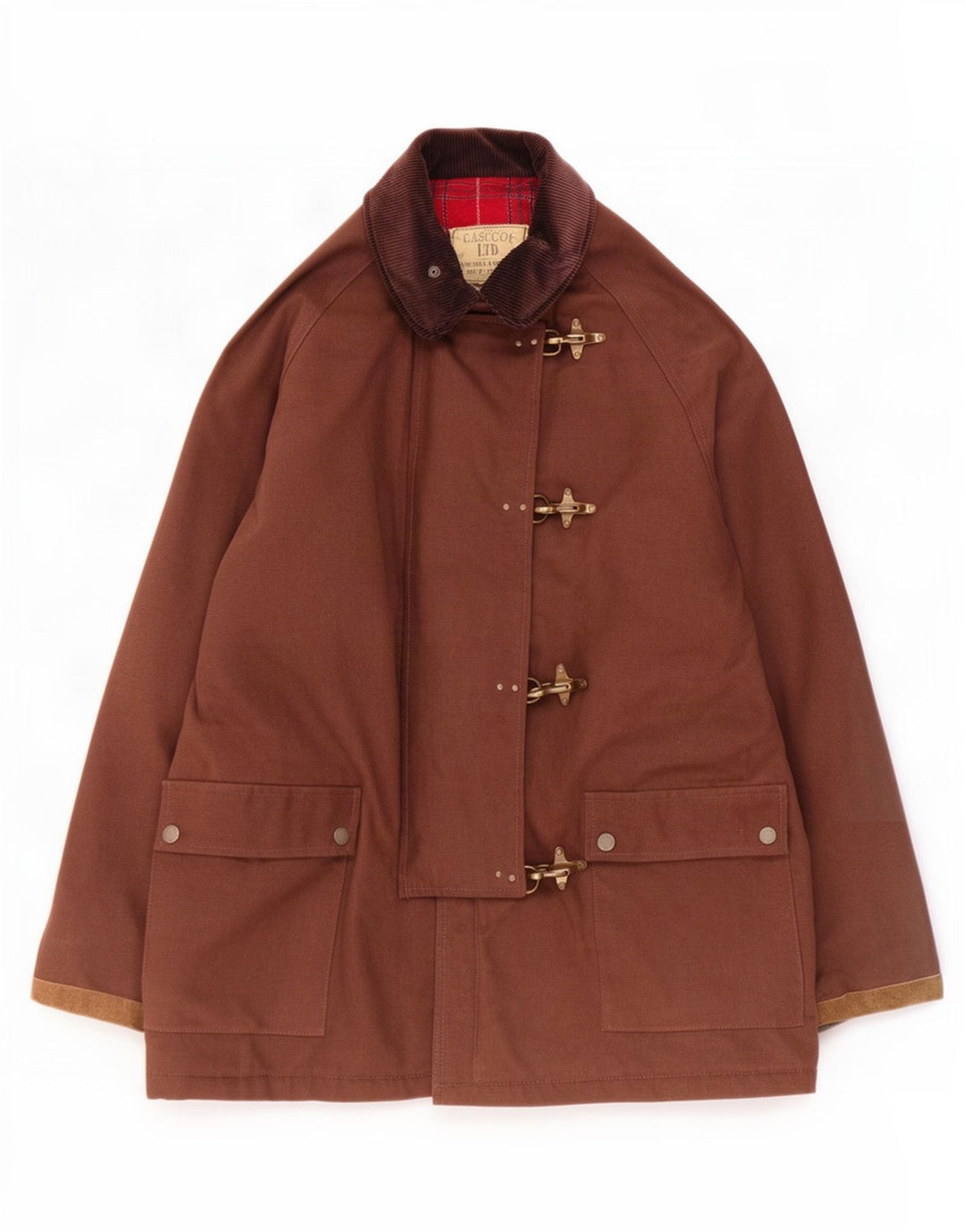 Damski płaszcz oversize Casucci UK 16, duży brązowy