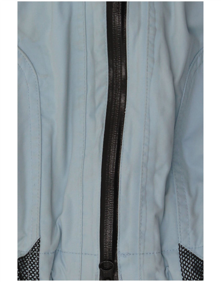 Damska kurtka przeciwdeszczowa z kapturem, oversize Musto UK 10 Small Blue Colourblock