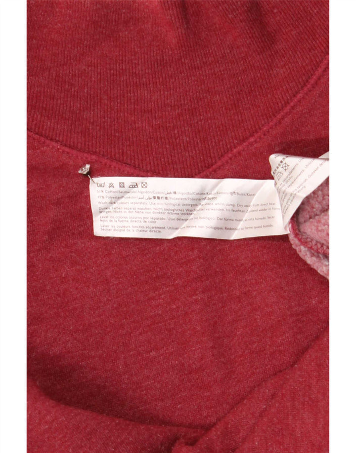 Damska bluza oversize Jack Wills UK 12, średnia czerwona bawełna