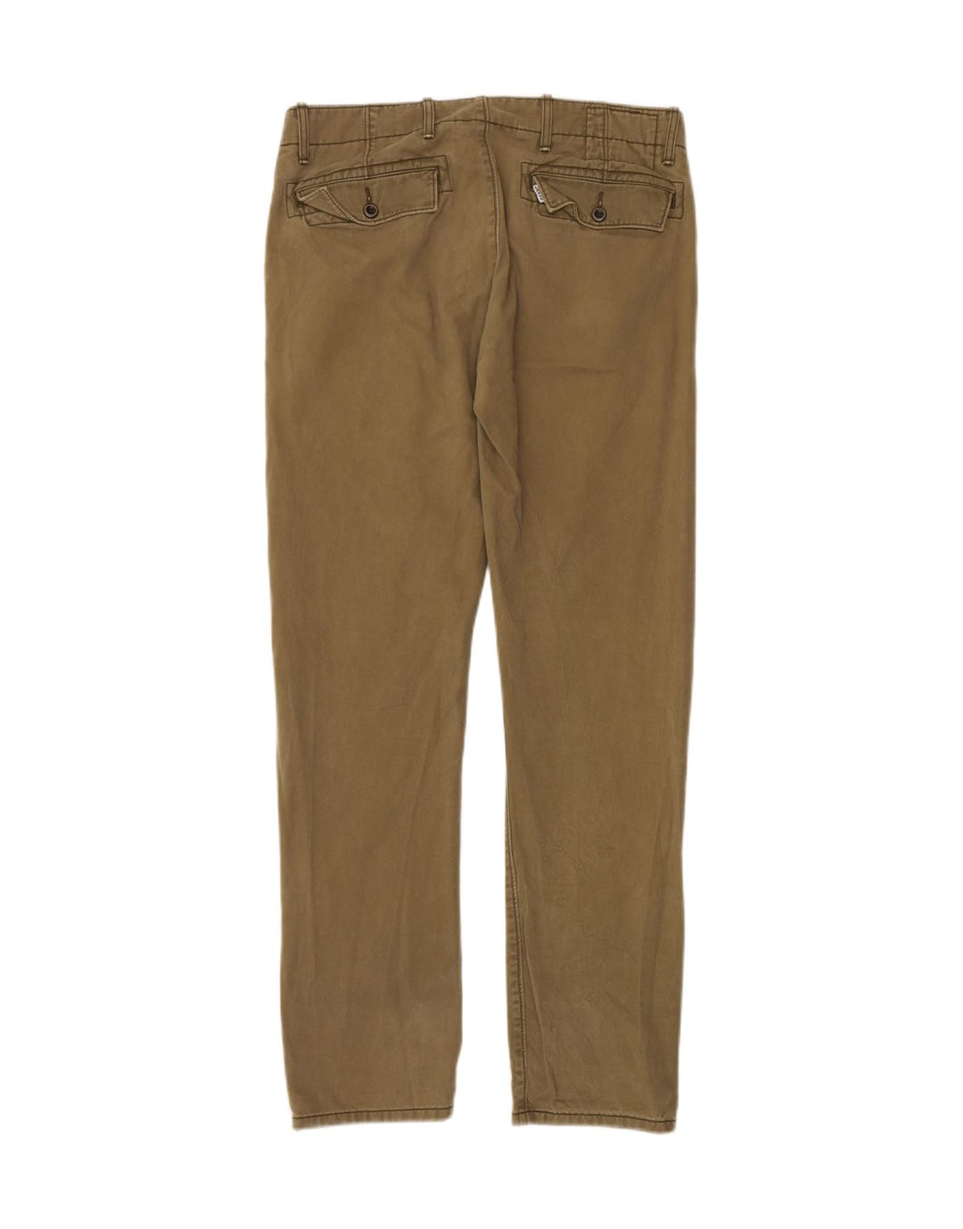 Męskie spodnie typu slim chino LEVI'S W32 L32, bawełna khaki