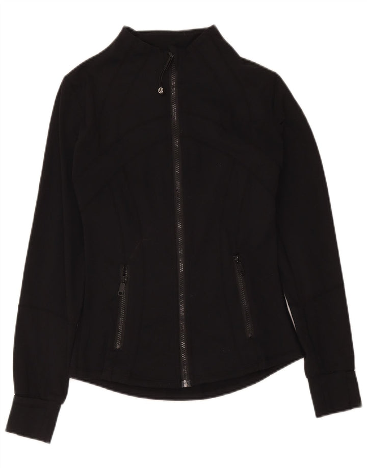 Damska bluza dresowa Lululemon US 4, mała, czarna nylonowa