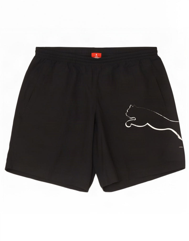 Męskie spodenki sportowe Puma Graphic, duże, czarne