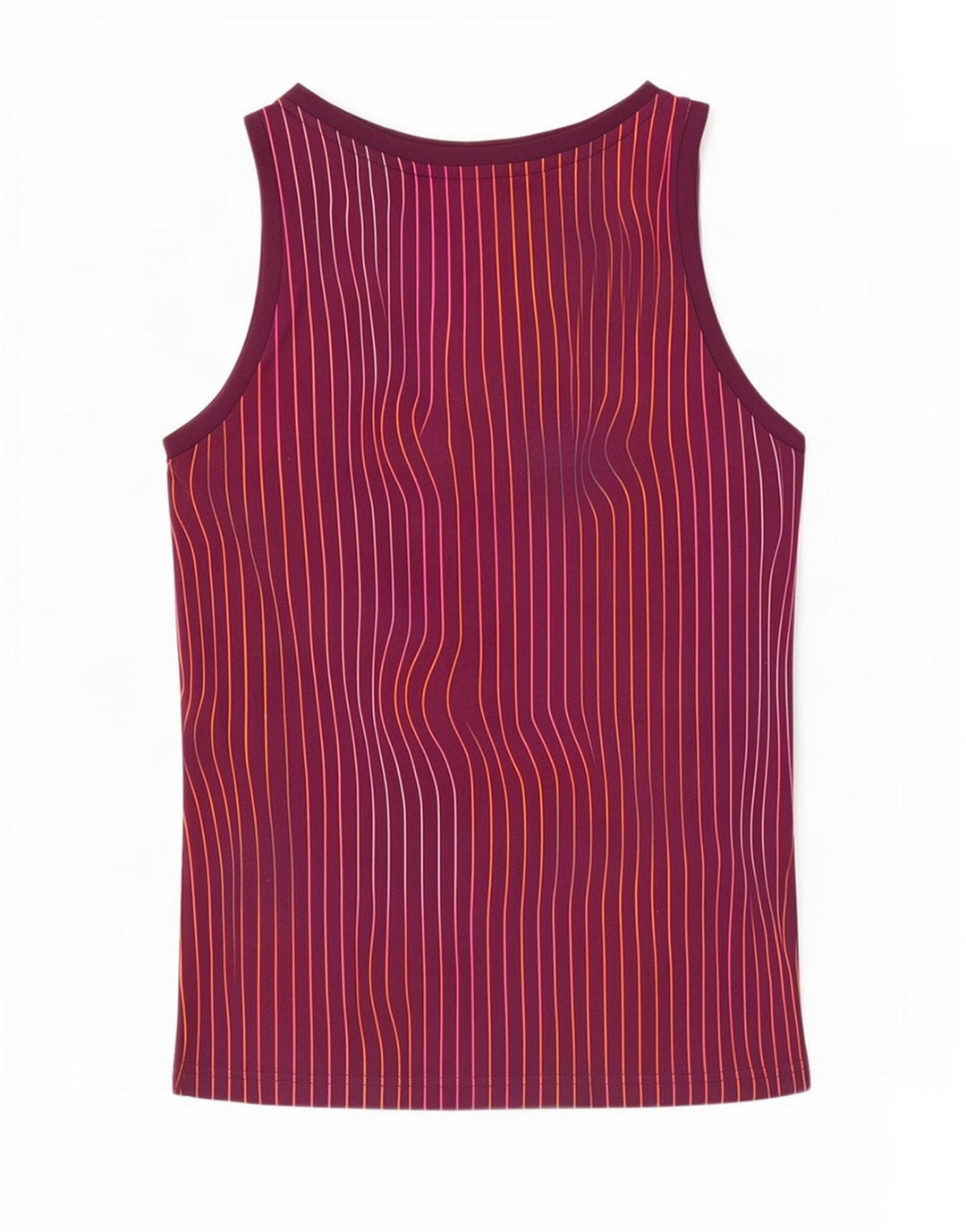 Adidas Męska kamizelka graficzna Top XS Burgundowy poliester w paski