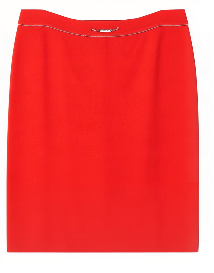 Spódnica damska Escada IT 42 Medium W32 czerwona wełna