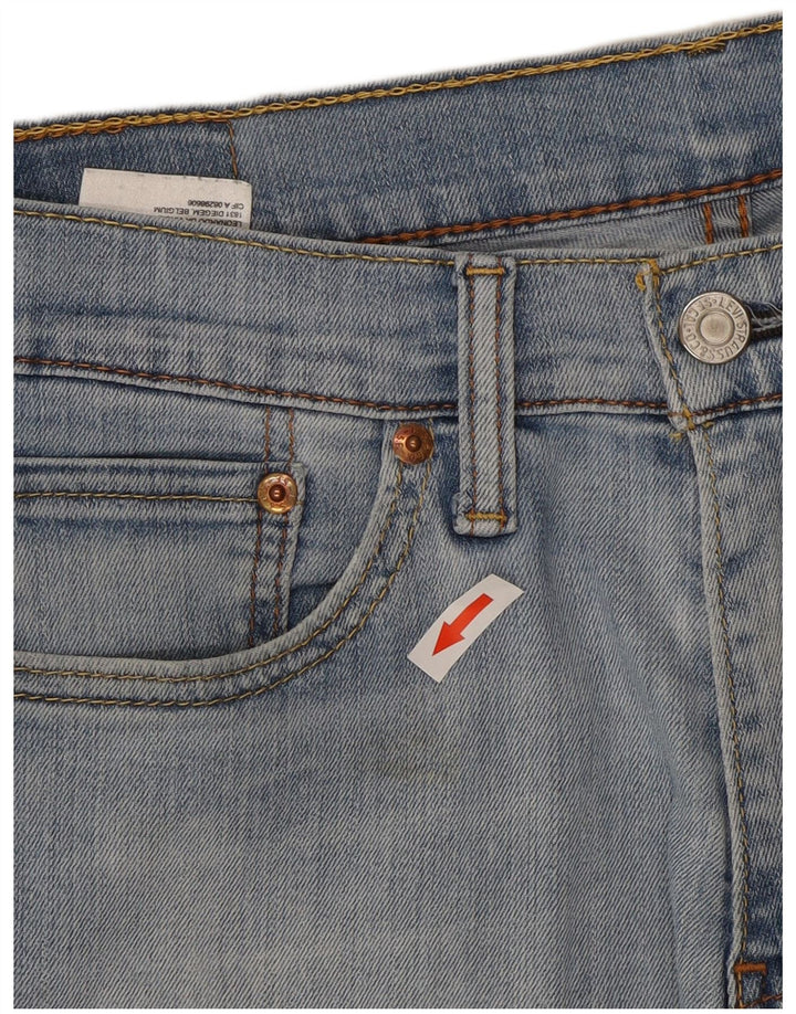 Męskie jeansy slim fit Levi's W31 L34 Niebieskie bawełniane