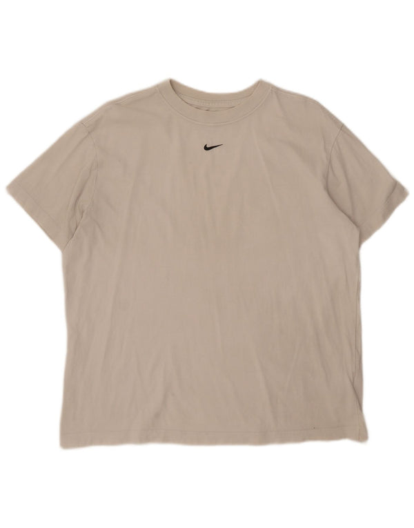 Męska koszulka Nike o luźnym kroju, średnia, biała, bawełniana