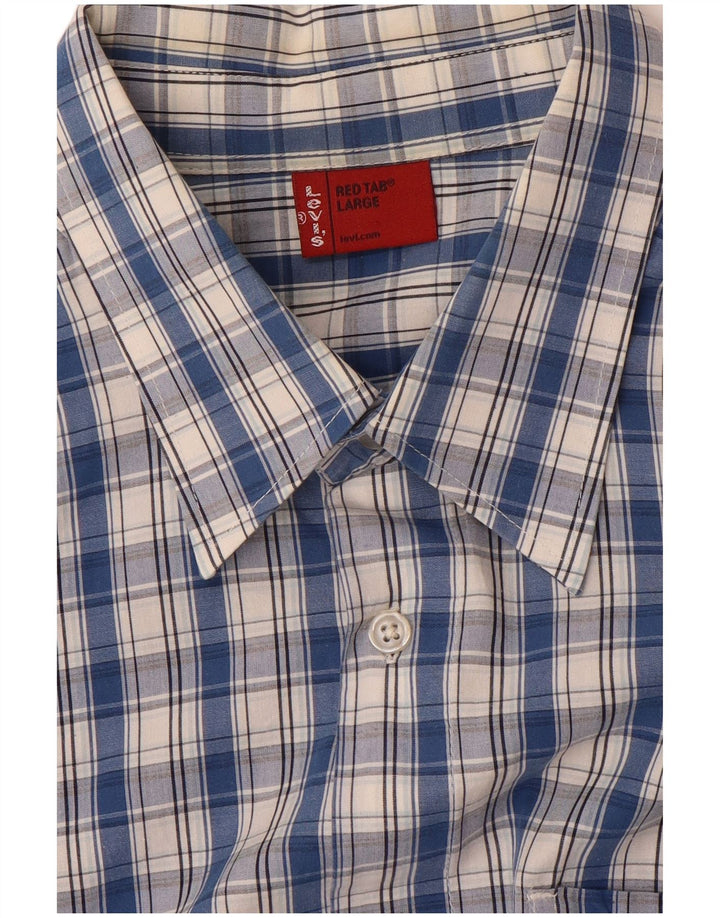 Koszula męska Levi's w dużą niebieską kratkę