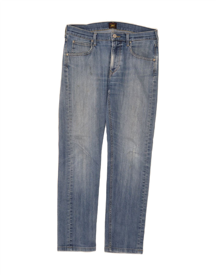 LEE Womens Daren Zip Fly Straight Jeans W32 L29 Blue Cotton Vintage Lee and Second-Hand Lee from Messina Hembry 